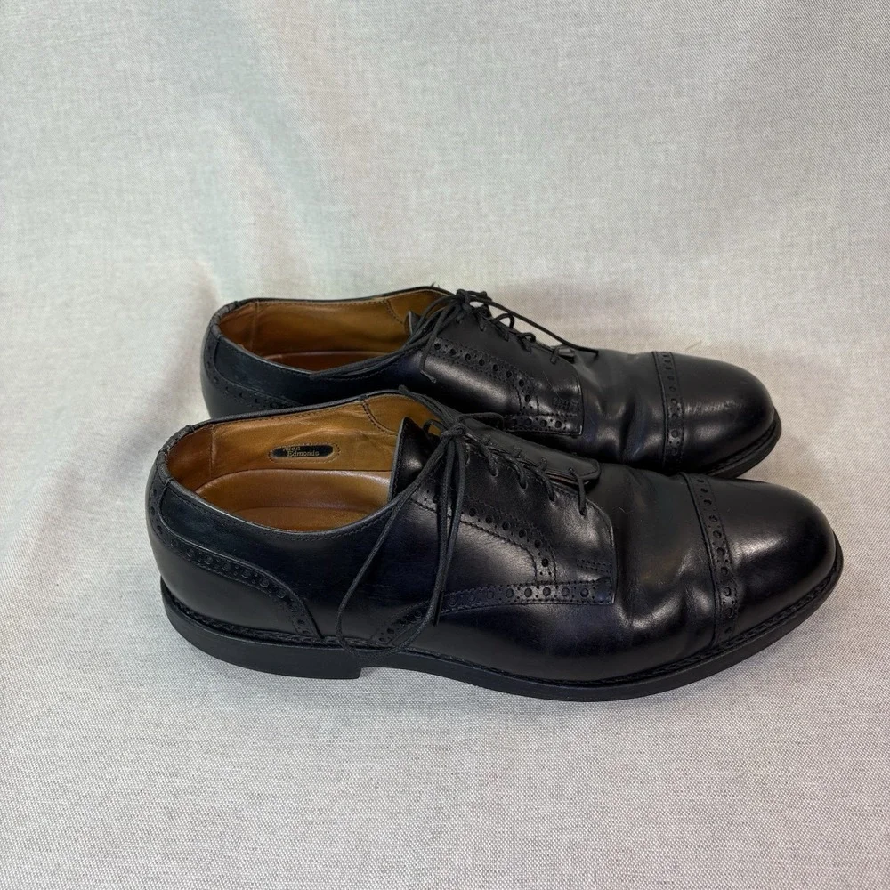 Allen Edmonds Bentley Black Men Oxford Shoe Lace Up Dress Shows Size 9D